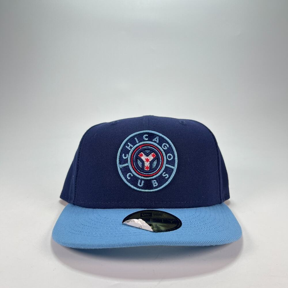 New Era Navy Blue Chicago Cubs City Connect 59FIFTY Fitted MLB Cap Size 7 3/8